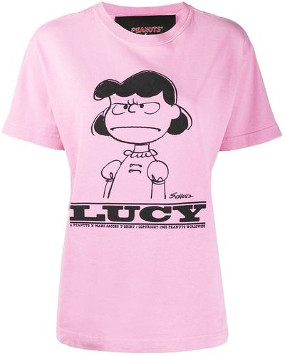 Marc Jacobs X Peanuts® The Lucy T-shirt - Pink