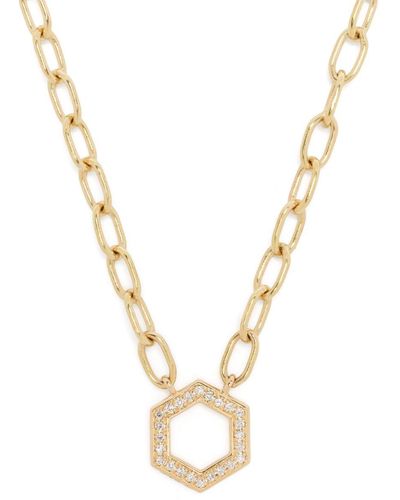 Harwell Godfrey Collar de cadena en oro amarillo de 18kt con diamantes - Metálico