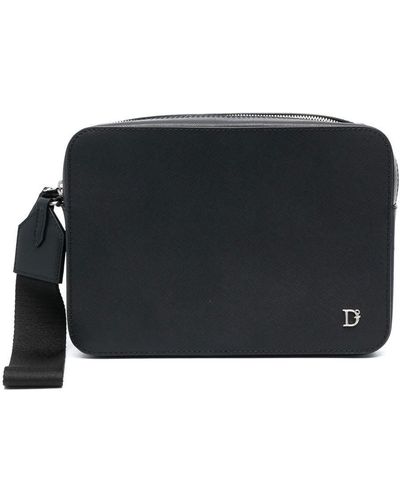 DSquared² Pochette à plaque logo - Noir