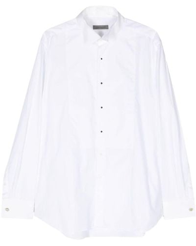 Corneliani Wingtip-collar Cotton Shirt - White