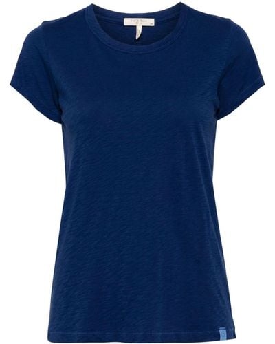 Rag & Bone T-shirt à logo imprimé au dos - Bleu