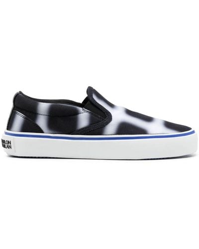 Marcelo Burlon Geometric-pattern Slip-on Sneakers - Wit