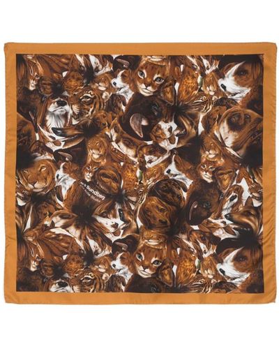 Acne Studios X Per B. Sundberg Scarf - Brown