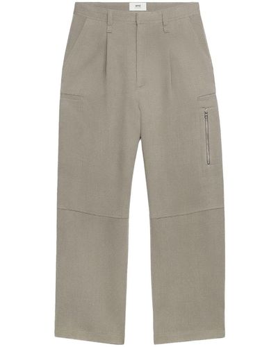 Ami Paris Pantalones anchos - Gris