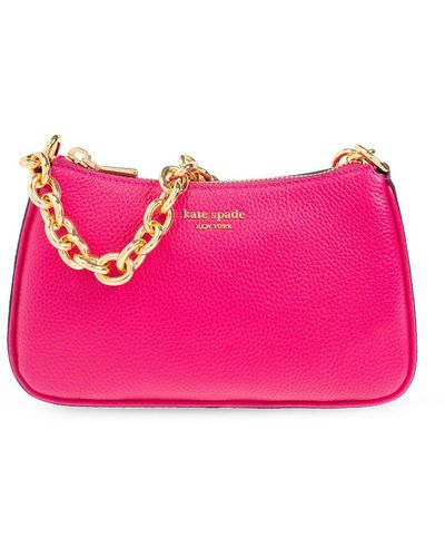 Kate Spade Small Jolie Leather Crossbody Bag - Pink