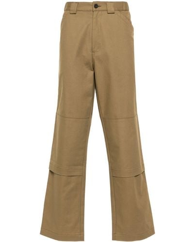 GR10K Replicated Twill Trousers - Natural