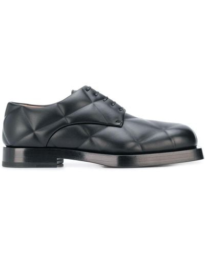 Bottega Veneta Quilted Derby Shoes - Black