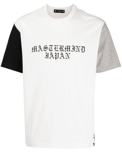 Mastermind Japan Logo-print detail T-shirt - Schwarz