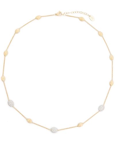 Marco Bicego 18kt Yellow Gold Siviglia Diamond Necklace - White