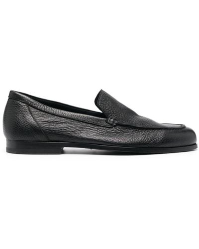 Harry's Of London Leather Slip-on Loafers - Black