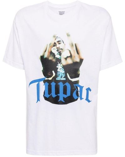 Wacko Maria T-shirt TUPAC - Bianco