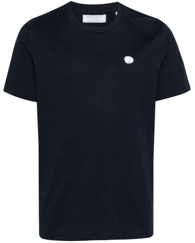 Societe Anonyme T-shirt en coton à détail de patch - Bleu