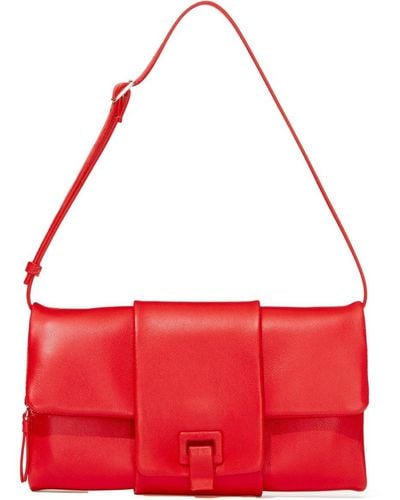 Proenza Schouler Flip Leather Shoulder Bag - Red