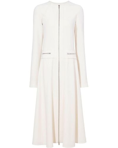 Proenza Schouler Joanne Paneled Crepe Maxi Dress - White