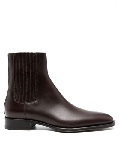 DSquared² Zip-up Leather Ankle Boots - Brown