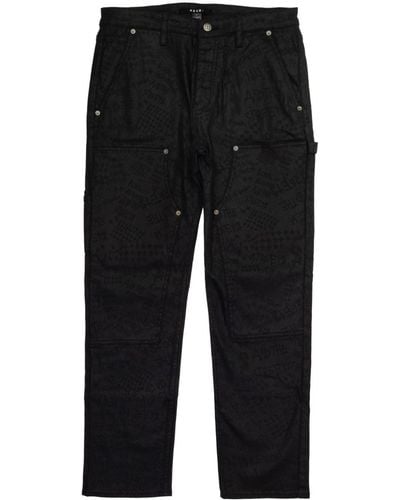 Ksubi Operator Straight-leg Jeans - Black