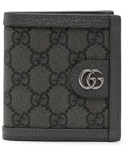 Gucci オフィディア 二つ折り財布 - グレー