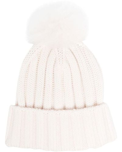Woolrich Virgin-wool Beanie Hat - Natural