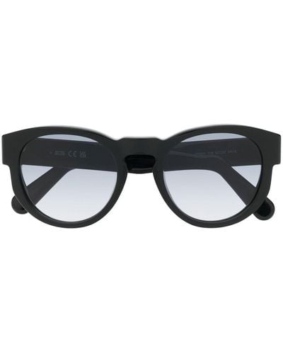 Gcds Sonnenbrille mit rundem Gestell - Schwarz