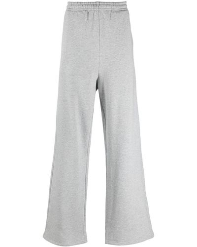 Filippa K Wide-leg Melange Track Trousers - Grey