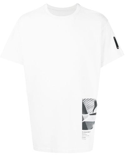 A_COLD_WALL* Camiseta con estampado gráfico - Blanco