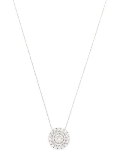 Dana Rebecca 14kt White Gold Ava Bea Diamond Medallion Necklace