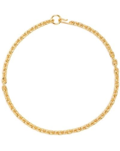 All_blues Chain Link Necklace - White