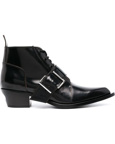 Off-White c/o Virgil Abloh Side Buckle-detail Boots - Black