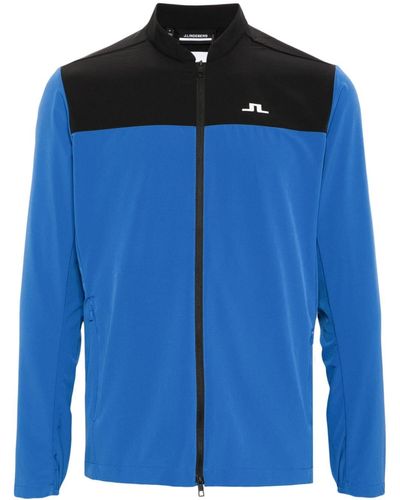 J.Lindeberg Jeff Hybrid Colour-block Jacket - Blue