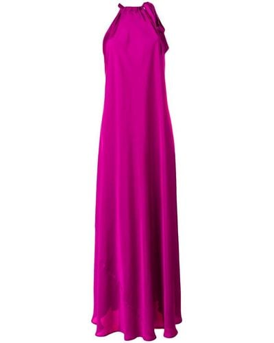 Essentiel Antwerp Halterneck Drape Dress - Pink