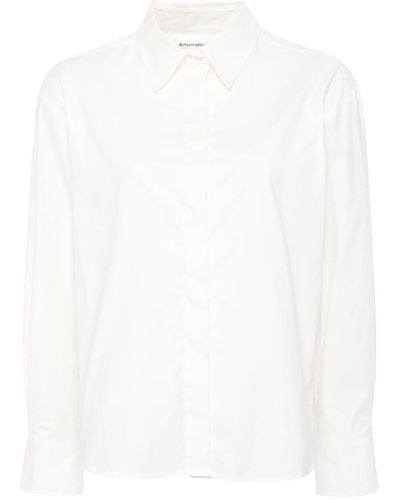 Reformation Camicia Andy - Bianco