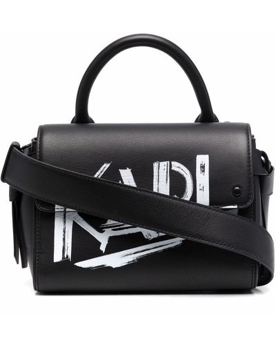 Karl Lagerfeld K/ikon ロゴ ハンドバッグ - ブラック