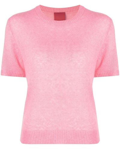 Cashmere In Love Sidley Fine-knit Top - Pink