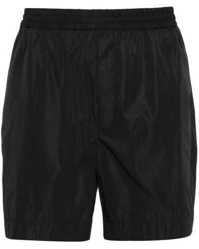 The Row Gerhardt Mid-rise Deck Shorts - Black