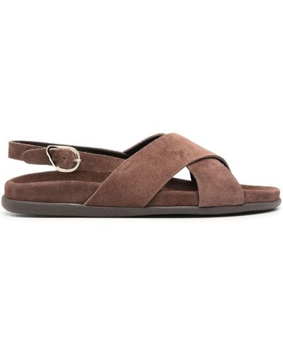 Ancient Greek Sandals Ikesia Crosta レザーサンダル - ブラウン