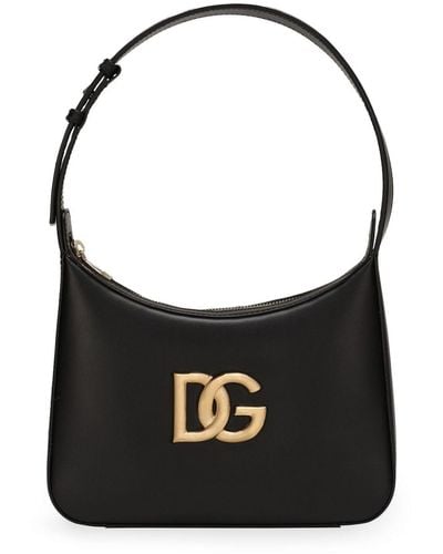 Dolce & Gabbana レザー ハンドバッグ - ブラック