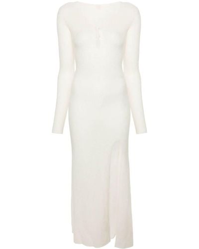 Jacquemus La Robe Alzou Maxi Dress - White