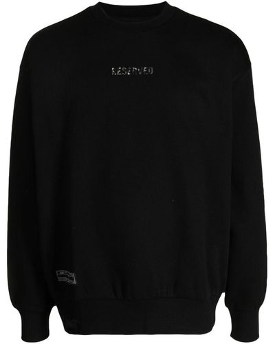 Izzue Logo-print Crew-neck Sweatshirt - Black