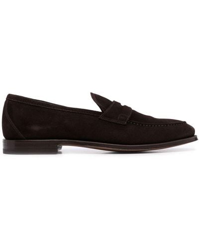 SCAROSSO Stefano Suede Loafers - Brown
