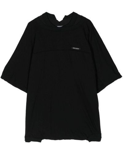 Undercover Logo-appliqué Cotton T-shirt - ブラック