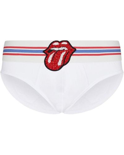 DSquared² Culotte The Rolling Stones - Blanc
