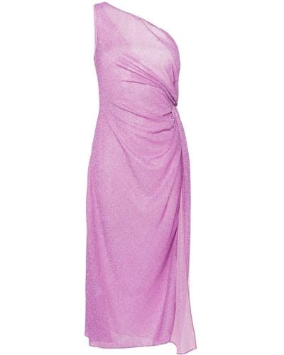 Oséree Maxi Dress With Lumière Knot - Purple