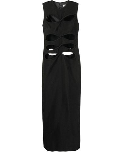 Christopher Esber Cut-out Midi Dress - Black