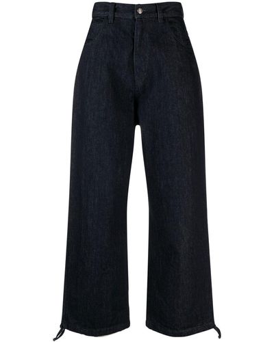 Societe Anonyme Tapered-Jeans mit hohem Bund - Blau