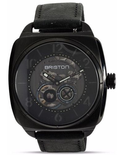 Briston Streamliner Skeleton Horloge - Zwart