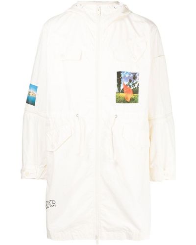 Undercover Pink Floyd Photograph-print Parka - White