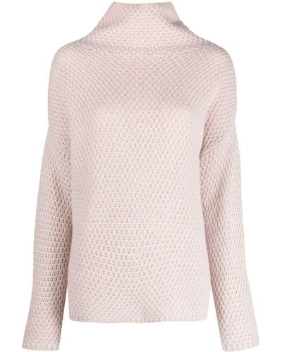Bruno Manetti High-neck Cashmere Sweater - Pink