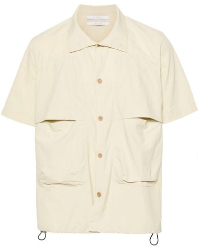 RANRA Glamur Spread-collar Shirt - Natural