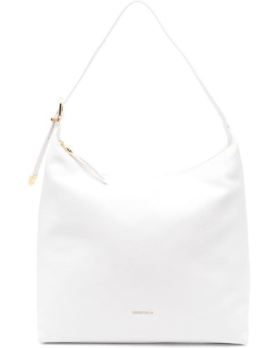 Coccinelle Logo-stamp Tote Bag - White