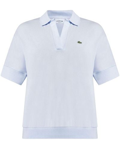 Lacoste Logo-patch Polo Shirt - Blue